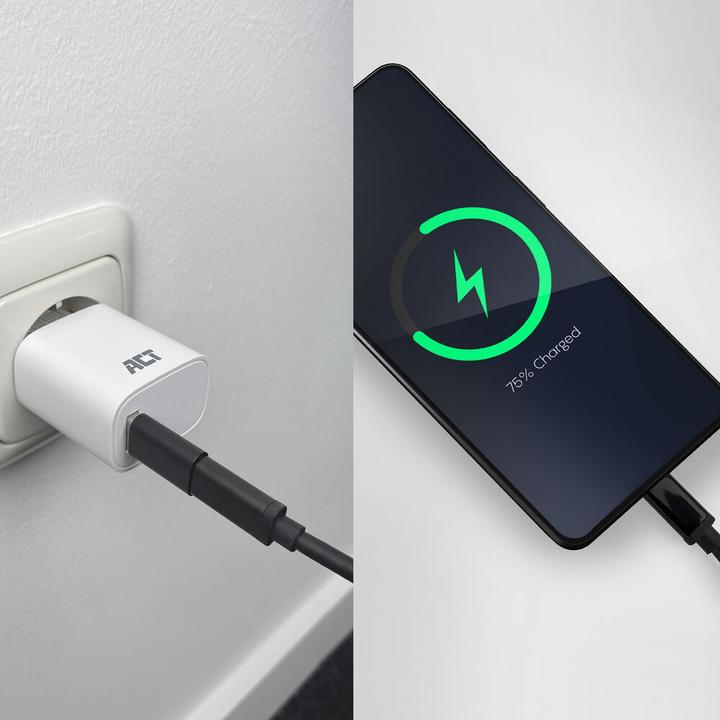 Actual product image USB-A male to USB-C female adapter (USB-A)