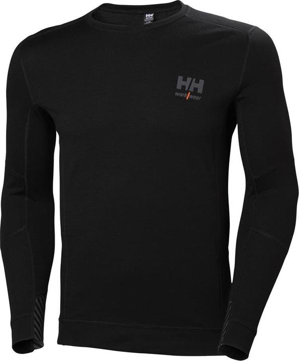 Helly Hansen Workwear Apatiniai marškinėliai HELLY HANSEN Lifa Merino Crewneck, juodi M (M)