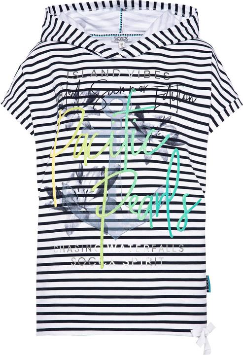 Soccx T-Shirt Kurzarmshirt mit Kapuze (S)