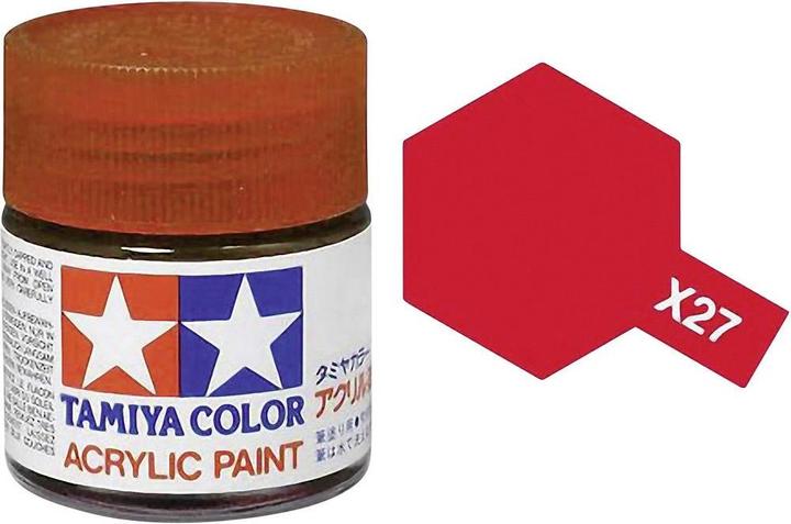 Tamiya Peinture acrylique X-27 Rouge clair brillant