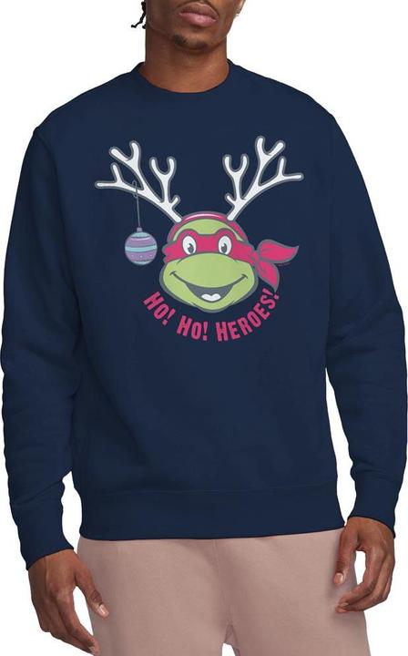 Immagine prodotto Teenage Mutant NT Ho Ho Heroes Felpa Natale Renna Adulto Unisex (XL)