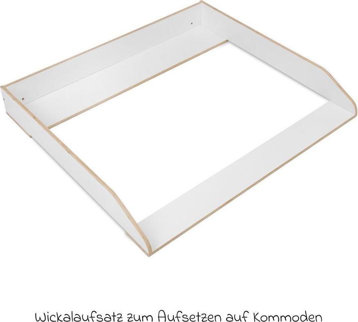 Produktbild jonka Wickelkommoden Wickelaufsatz für IKEA Hemnes Kommoden -