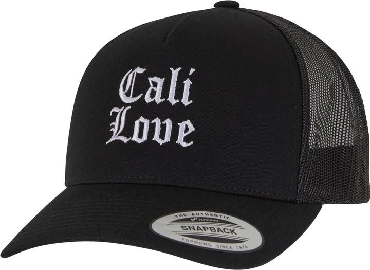 Mister Tee MisterTee Cool Cali Love 5-Panel Retro Trucker Cap - 180751 (One Size)