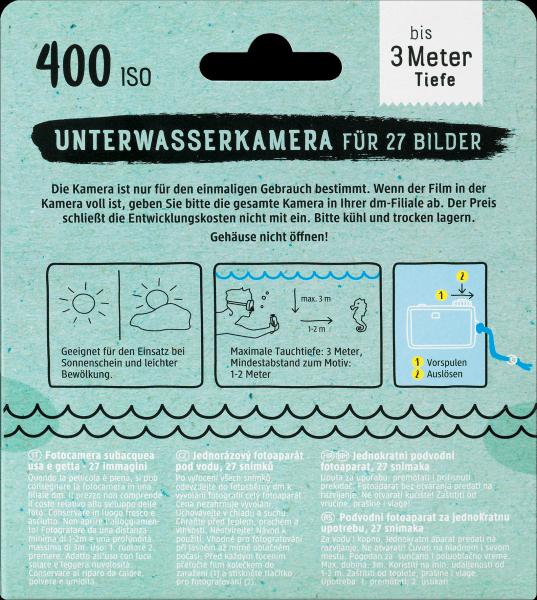 Produktbild Paradies Unterwasserkamera 400 ISO (Farbfilm)