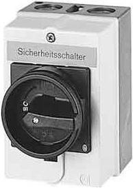 Actual product image Eaton 3 pole IP65 on/off switch w/hard,63A Ie