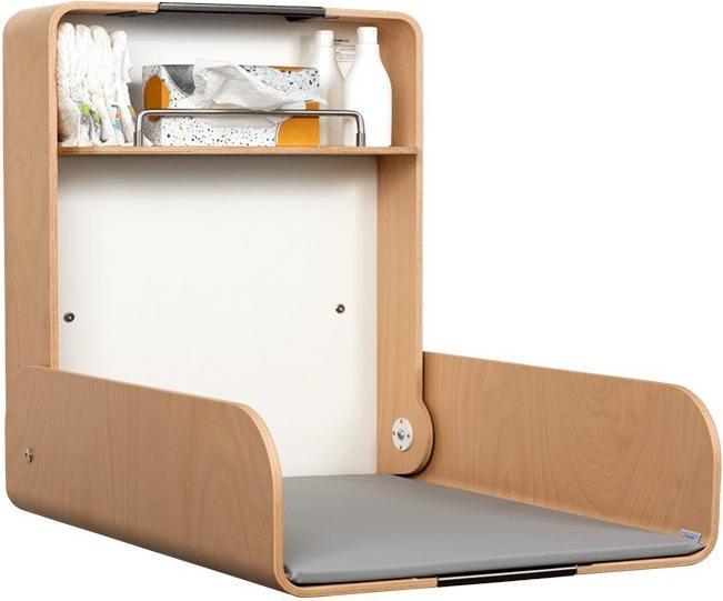 Produktbild Timkid Wickeltisch Holz/Edelstahl Maxi Buche