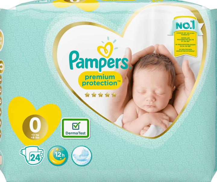 Produktbild Pampers New Baby Micro (Gr. 0, Tragepack, 24 Stück)