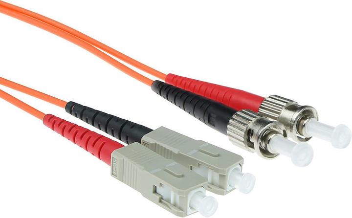 Immagine prodotto 30 metri LSZH Multimode 62.5/125 OM1 cavo patch in fibra duplex con connettori ST e SC (30 m)