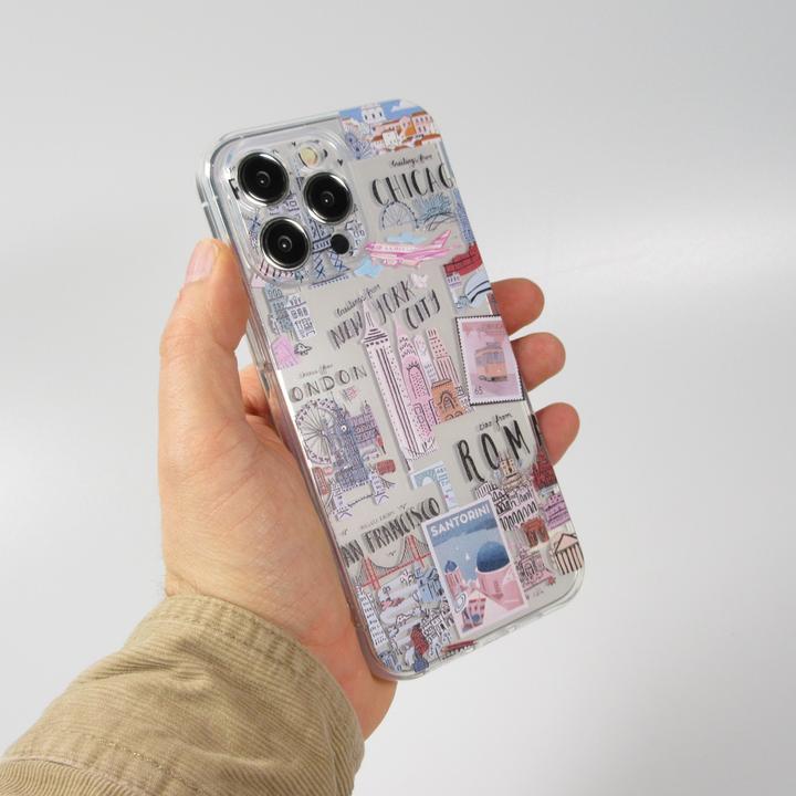 Produktbild PhoneLook Hülle Silikon Gummi Städte der Welt (Apple iPhone 14 Pro Max)