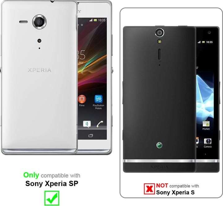 Productafbeelding Cadorabo Boek met structuur omslag (Sony Xperia SP)