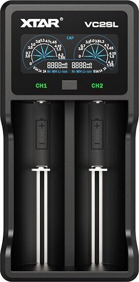 Actual product image Xtar VC2S Charger (1 pcs., A, C, D, AAAA, AA, AAA, Battery + charger)