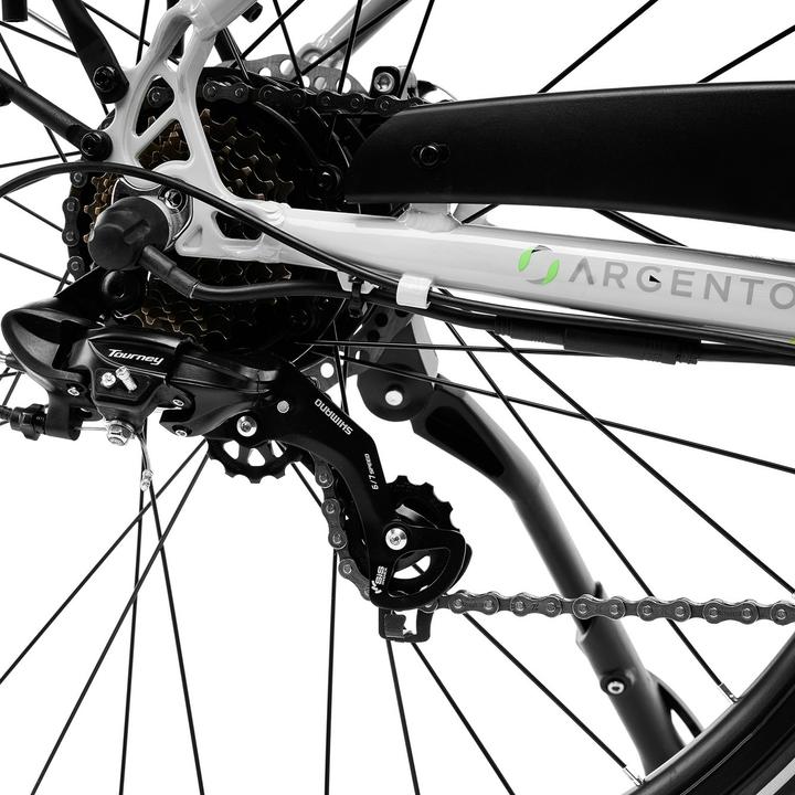 Actual product image Argento Omega White e-bike