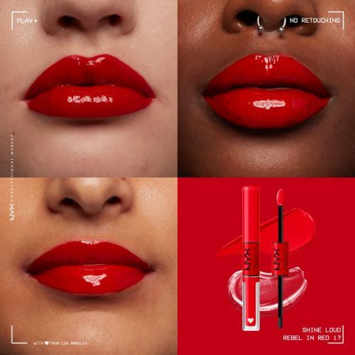 Productafbeelding NYX Professional Make-Up Schijn luid (17 Rebel in rood)