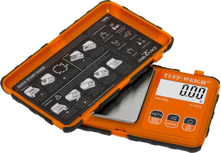 Actual product image OnBalance On Balance Tuff Wiegh Pocket Scale 200 x 0.01g Orange