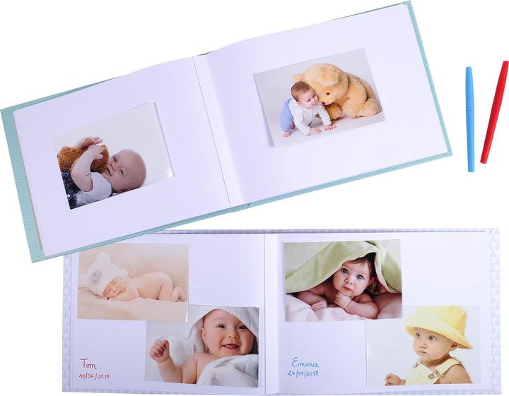Produktbild Exacompta Fotobuch Baby 28,5x22 cm Grün