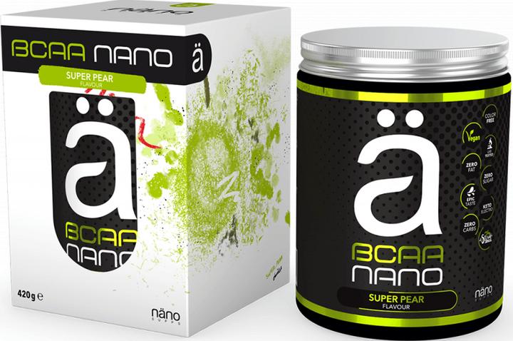 Actual product image Nanosupps NANO BCAA Super Pear (420g) (Super Pear, 1 pcs., 558 g)
