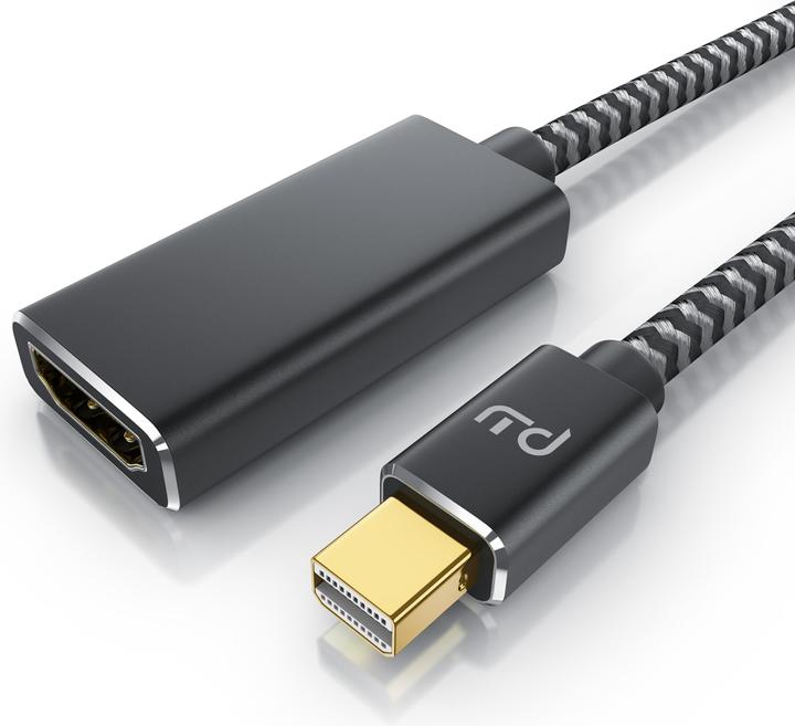 Immagine prodotto Primewire Adattatore da Mini Displayport a Hdmi 2.0 4K, cavo Mini DP, adattatore mDP, 4K@60Hz, Thunderbolt (0.15 m, HDMI)