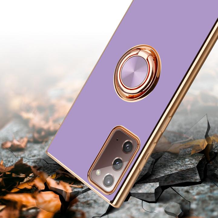 Produktbild Cadorabo Hülle für Samsung Galaxy NOTE 20 im TPU mit Kameraschutz und Ring LM089 Style (Samsung Galaxy Note 20)