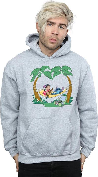 Immagine prodotto Disney Lilo And Stitch Play Some Music Felpa con Cappuccio Uomo (4XL)
