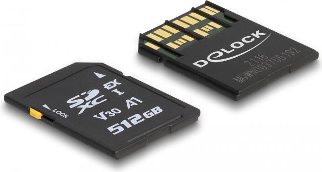 Produktbild Delock SD Express Speicherkarte 512 GB (512 GB, microSDXC, U3, UHS-I)
