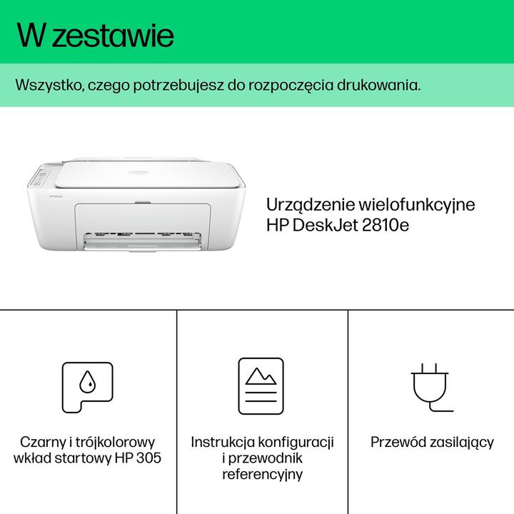 Produktbild HP DeskJet 2810e (Tintenpatrone, Farbe)