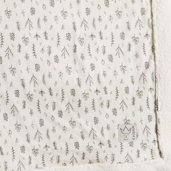 Actual product image Kaiser Kuscheldecken Babydecke Winter Jersey - Leave (75 x 100 cm)
