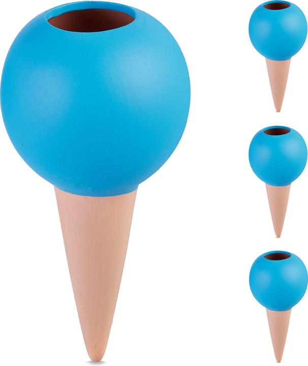 Bleu, Terre cuite