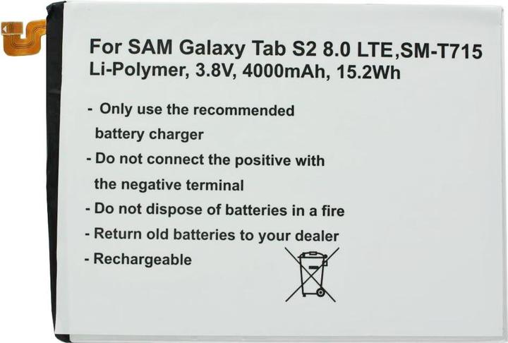 Actual product image AccuCell Battery EB-BT710ABE Samsung Galaxy Tab 2 8.0