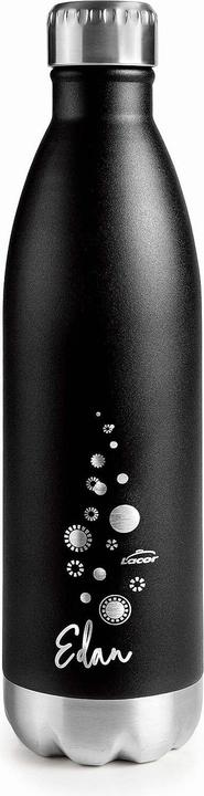 Lacor Double Wall Stainless Steel Bottle 0.75L Black (75 l)