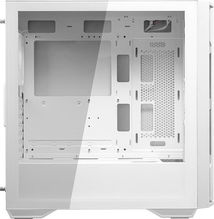 Actual product image Cougar Uniface White| PC Case | Mid Tower / Mesh Front Panel / 2 x ARGB Fans / TG Left Panel (Mini-ITX, SSI CEB, mATX, ATX)