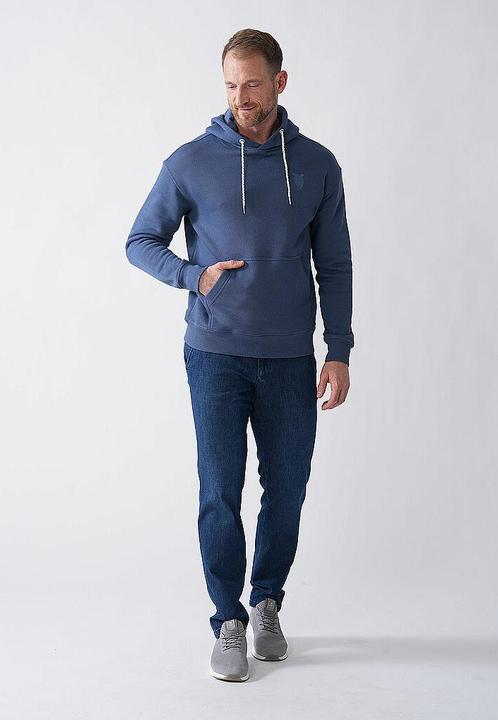 Actual product image KnowledgeCotton Apparel Loose Kangaroo Pocket Sweat with Embroidery (L)