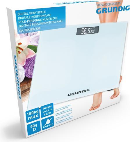 Immagine prodotto Grundig Corpo in scala bianco 28x28x2,2cm (180 kg)