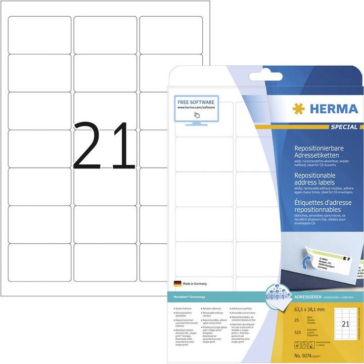 HERMA Movables Selbstklebend