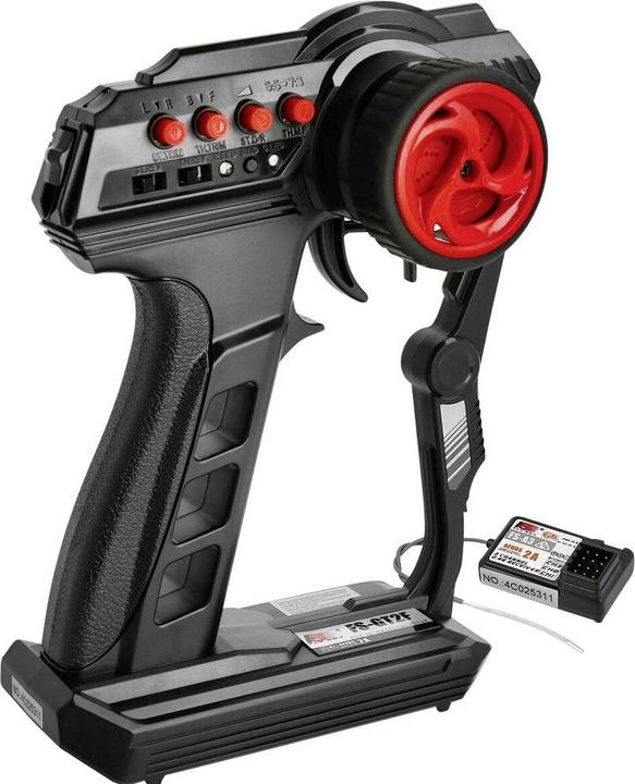 Image du produit Fly Sky FlySky FS-GT2F Télécommande à poignée pistolet 2,4 GHz Nombre de canaux : 2 Récepteur incl.