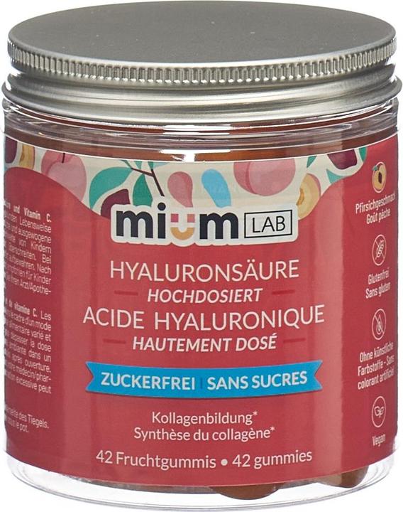 Mium Lab Vitamingummis Hyaluronsäure (42 Stück, Gummies, 172 g)
