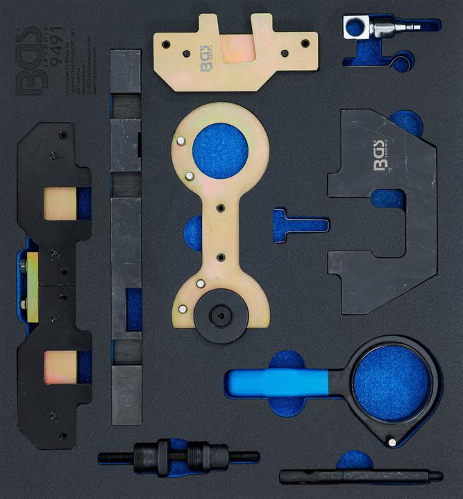 Image du produit BGS Insert de servante d’atelier 2/3 : Coffret de calage pour BMW M40, M44, M50, M52, M54, M56 (1 x)