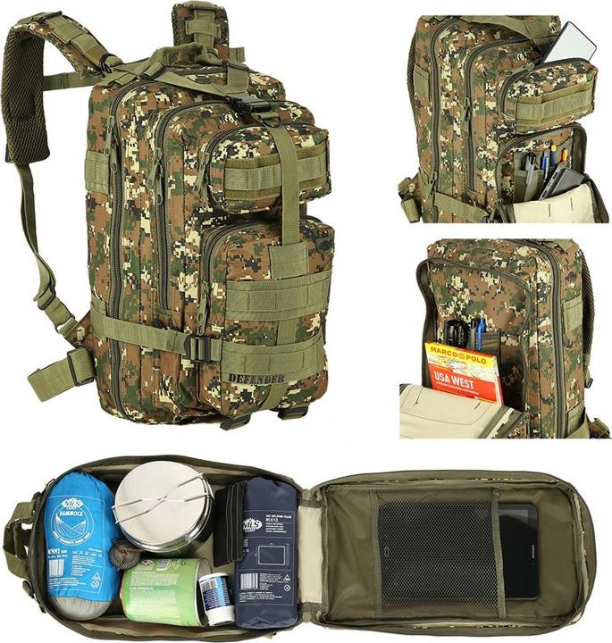 Image du produit Nils CAMP DEFENDER Sac à dos CBT7204 Vert Moro (30 l)