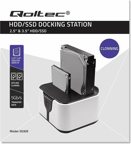 Actual product image Qoltec Stacja dokujaca do dysków HDD S