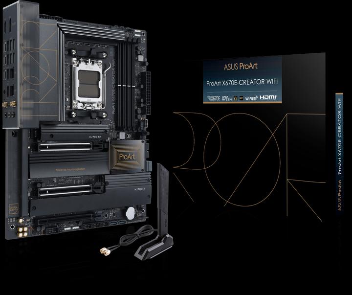 Actual product image ASUS ProArt X670E-Creator Wifi (AM5, AMD X670E, ATX)