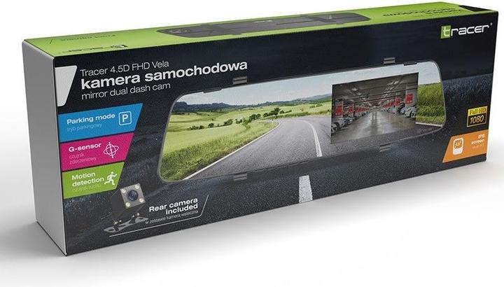 Produktbild Tracer 4.5D FHD VELA G-sensor. Parking (Eingebautes Display, Eingebautes Mikrofon, Nachtsicht, WLAN, Beschleunigungssensor, GPS-Empfänger, Bluetooth, Full HD)