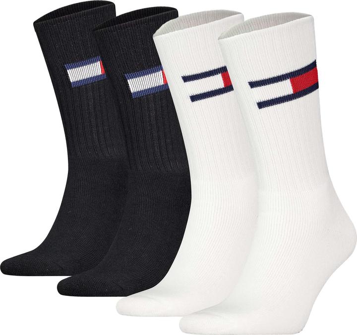 Produktbild Tommy Hilfiger Socken Casual Sock 4P Flag ECOM (4er Pack, 39 - 42)
