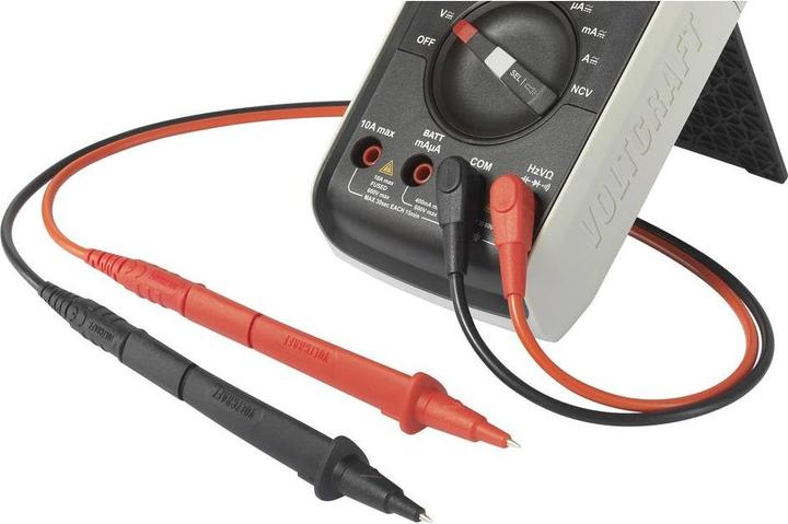 Produktbild Voltcraft VC801 Messleitung (Stecker 4 mm - Prüfspitze) 1.5 m Schwarz-Rot 1 St.