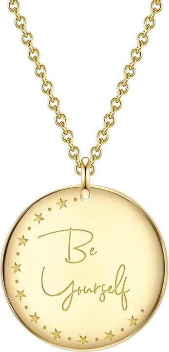 Image du produit Glanzstücke München Femmes argent sterling or jaune 45,0 cm chaîne de base + 5,0 cm d'extension - 28453 (Argent Sterling, 45 - 50 cm)