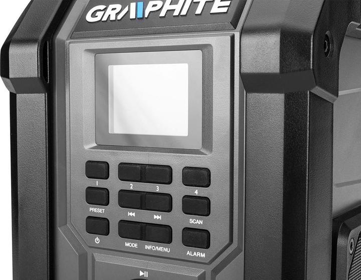 Produktbild Graphite Batterie- und Netzstrom + 18-V-Radio ohne Batterie