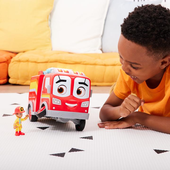Actual product image Spin Master Firebuds Interactive Firetruck Bo And Flash