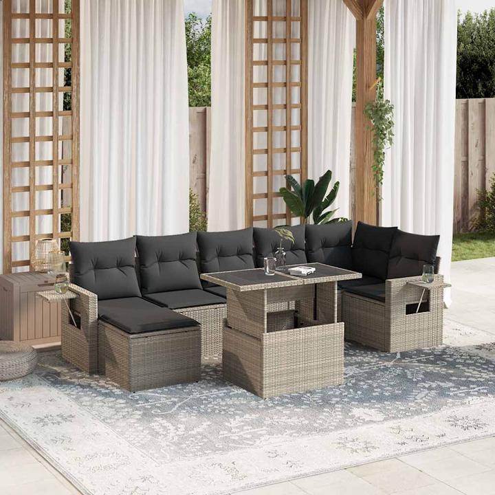 Produktbild VidaXL 10-tlg. Garten-Lounge-Set mit Kissen