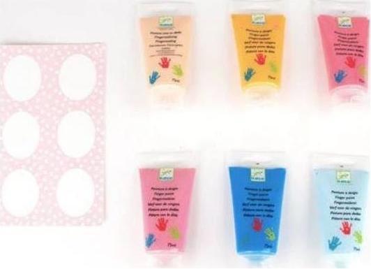 Actual product image Djeco Finger paints