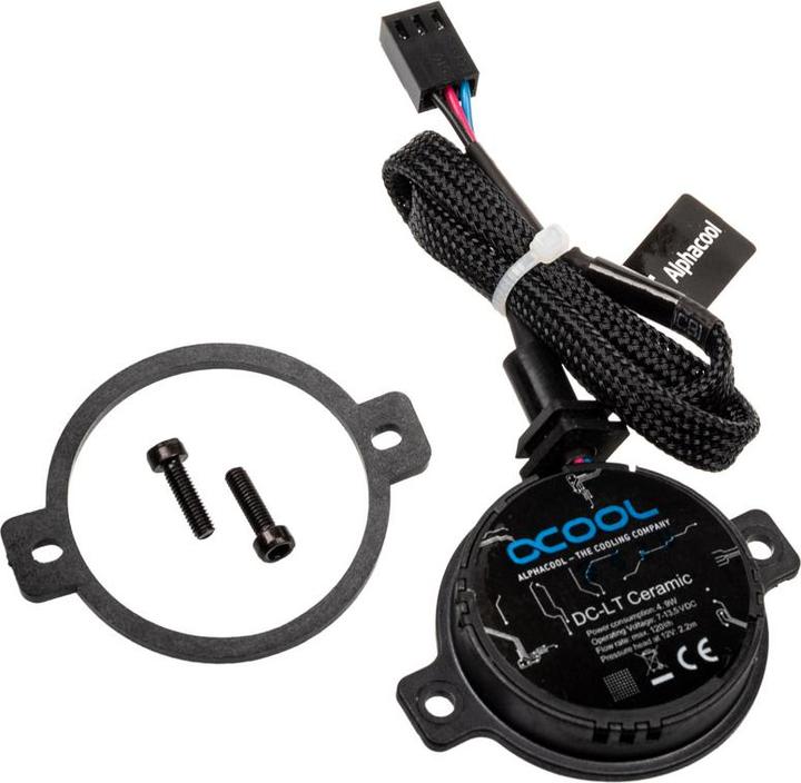 Actual product image Alphacool DC-LT 3600 Ceramic 12V DC Pump bulk Version