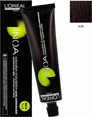 Actual product image L'Oréal Professionnel Inoa (4/56 Medium brown Mahogany Red)