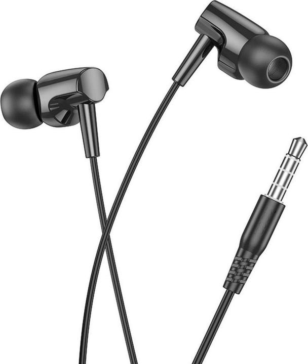 Produktbild Hoco Wired headphones earphones universal with microphone M112 black